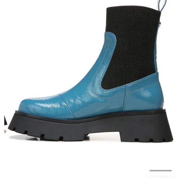 Circus by Sam Edelman Women Leslie Lug Sole Boots Blue Size 8,5 New - Picture 5 of 8